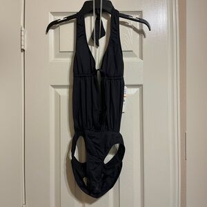 Kenneth Cole Black One-Piece Swimsuit